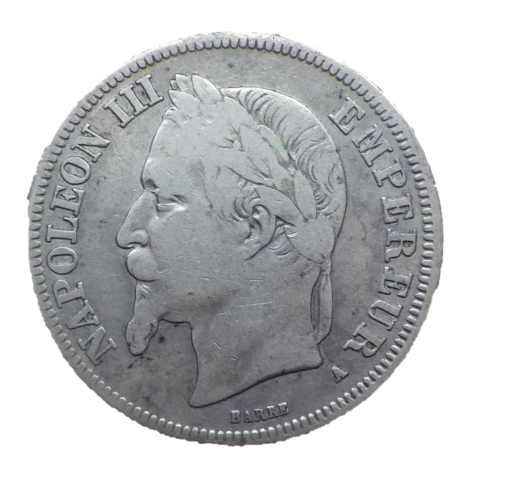 2 Franc Napoléon III argent tête lauré